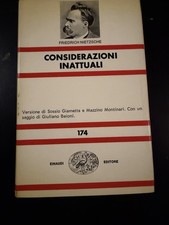 Nietzsche Considerazioni