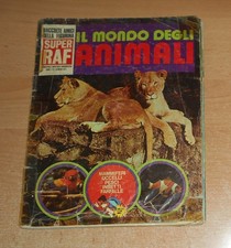 EDIRAF ALBUM FIGURINE  IL MONDO DEGLI ANIMALI CPL - 109 FIGURINE  1973 ORIGINALE