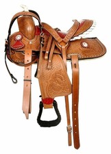 Sella pelle western barrel - pelle,