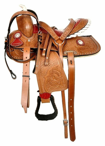 Sella pelle western barrel - sella,