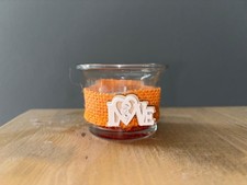 portacandele decorato a mano