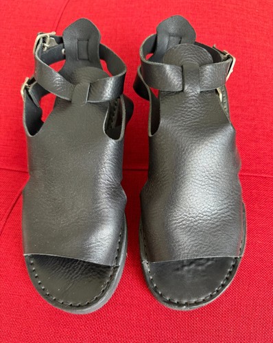 Sandali fracap pelle nera - sandali,