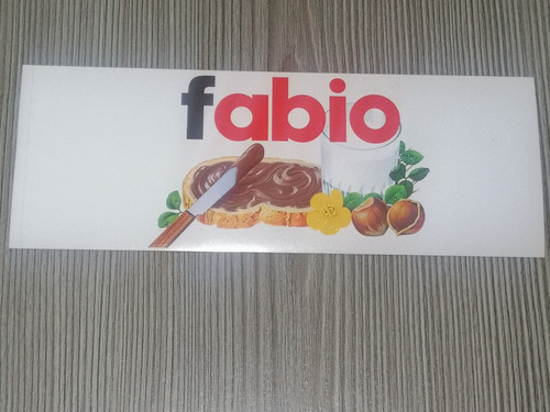 Adesivo nutella originale nome - adesivo,