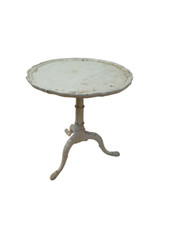 Tavolino barocchetto stile shabby chic - tavolo a bandiera - primi 900