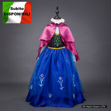 Frozen Vestito Carnevale Maschera Anna Girl Dress up Costume 789002B