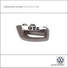 CAPPUCCIO CROMATO GTI VOLKSWAGEN PER CHIAVE 5G0959893 FOD RICAMBI ORIGINALI