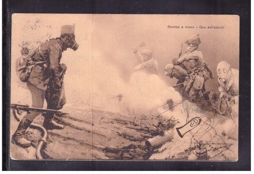 Cartolina militare bombe - cartolina,