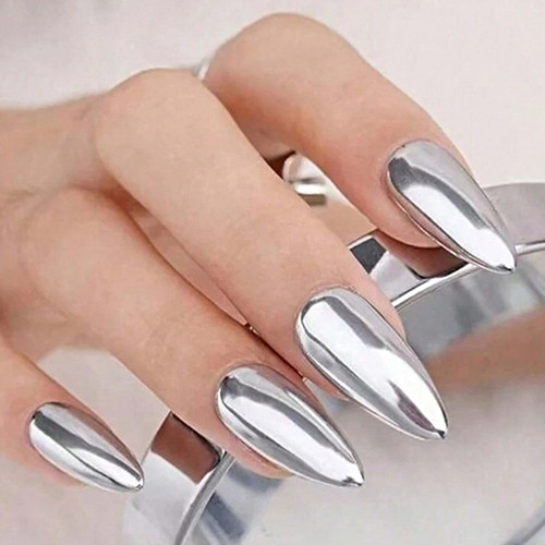 Stiletto mandorla argento - mandorla, *argento