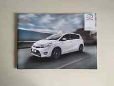Depliant brochure Toyota Verso - 2013
