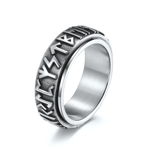 Anello nordic viking rune - anello,