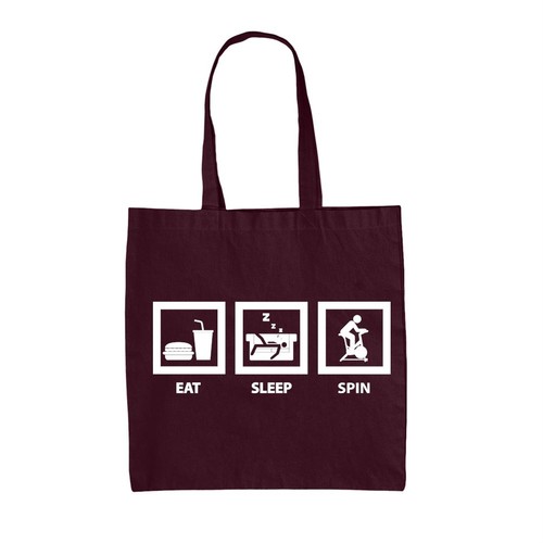Eat sleep spin - spin, tote