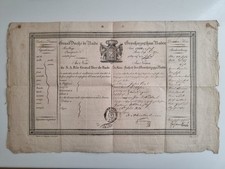 Passaporto BADEN 1823 - oltre 200 anni