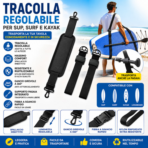 Tracolla regolabile sup - regolabile,