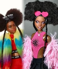 OOAK Barbie bambola ridipinta