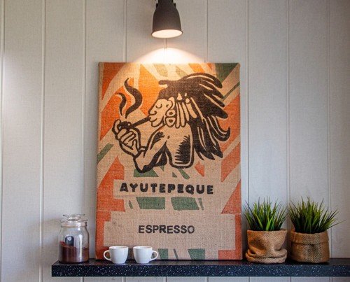 Rarissimo sacco caffè - in, juta