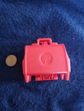 Barbie Monster High Miniature Red Doll Travel Bag Suitcase Trolley Accessory