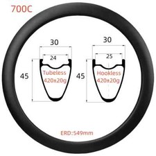 Cerchi in carbonio bici 700C