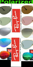 Ray Ban lenti ricambio Polarizzate 3025 aviator  colori vari  spedizione in 7gg
