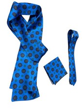Cravatta Foulard Set Con
