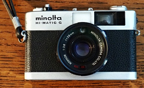 Minolta matic fotocamera - hi-matic-g,
