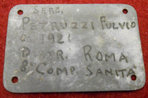Piastrina militare - piastrina,