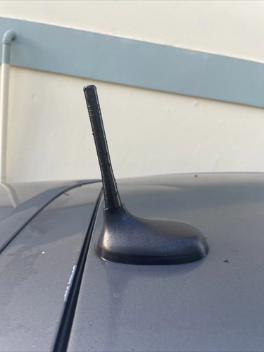 Short black aluminum - 4",