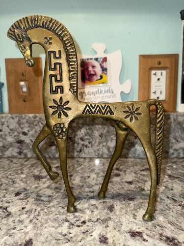 Cavallo troiano etrusco - , ottone