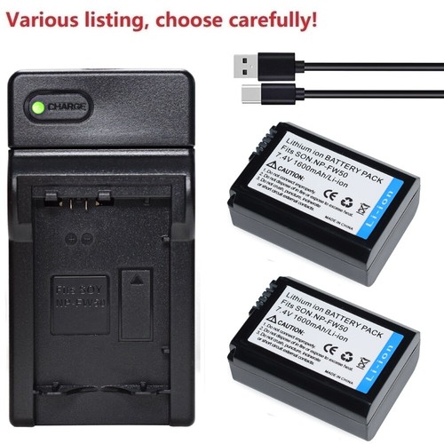 Fw50 batteria caricatore - np-fw50,