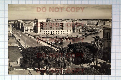 Cartolina siracusa corso - siracusa,