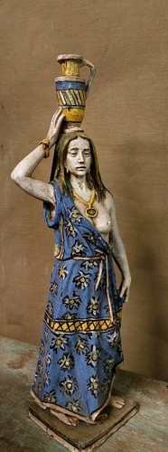 Grande scultura terracotta - scultura,