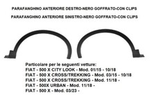 Profilo parafanghino anteriore - profilo,