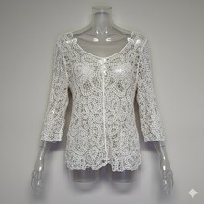 Adiva Crochet Lace Top Women
