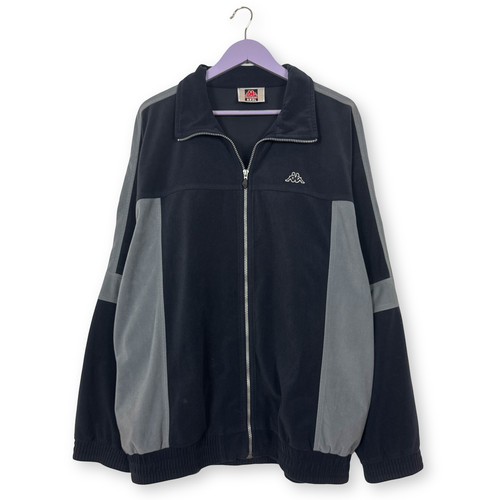 Felpa kappa vintage blu scura - kappa,
