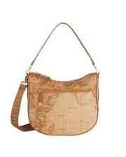 Alviero Martini Prima Classe - Borsa sotto spalla con tracolla in tessuto Geo So