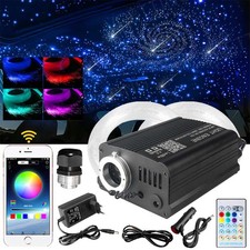 Luce a LED RGBW per auto con cielo stellato + fibra ottica scintillante
