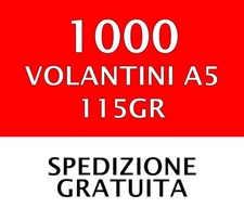 STAMPA 1000 VOLANTINI A5