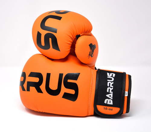 Guantoni boxe fluo orange - orange, in