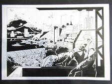 NATHAN NEVER '' LUGANO '' 1992 STEFANO CASINI TAVOLA ORGINALE COVER ART ORIGINAL