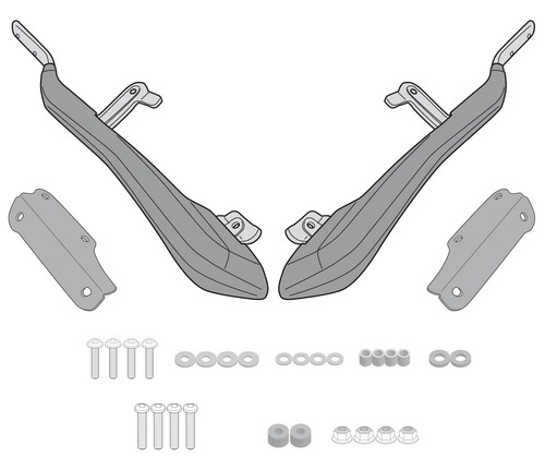 Kit staffe portapacchi - kit, givi