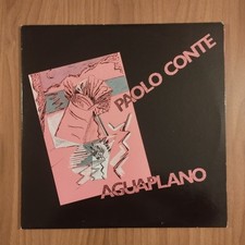 Doppio LP - Paolo Conte - AGUAPLANO - CGD 21220 Gatefold - Italia 1987 Originale