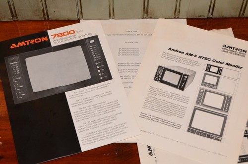 Amtron serie 7800 monitor alta - serie,