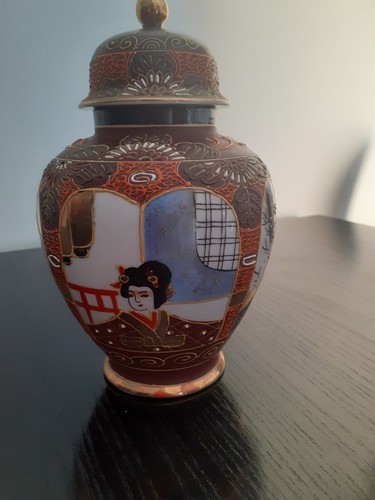 Vaso potiche porcellana - vaso,