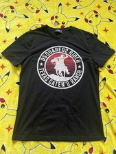T-shirt nera maglietta fantasia cavaliere taglia XXL