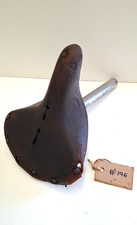 Sella vintage Brooks B72 L in pelle con palo