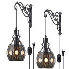 2PK Crystal Plug in Wall