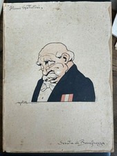 G008 DISEGNO ORIGINALE BOZZETTO EUGENIO COLMO GOLIA SERATA BENEFICENZA ANNI 40