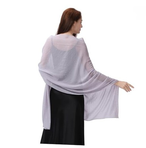 Sciarpa scialle donna glitter