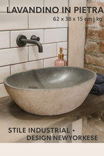 Lavabo in pietra naturale