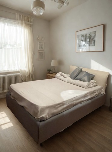 Letto una piazza mezza con - una,