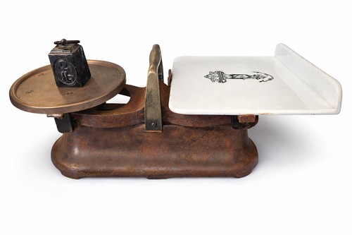 Victorian butcher dairy scales - victorian,